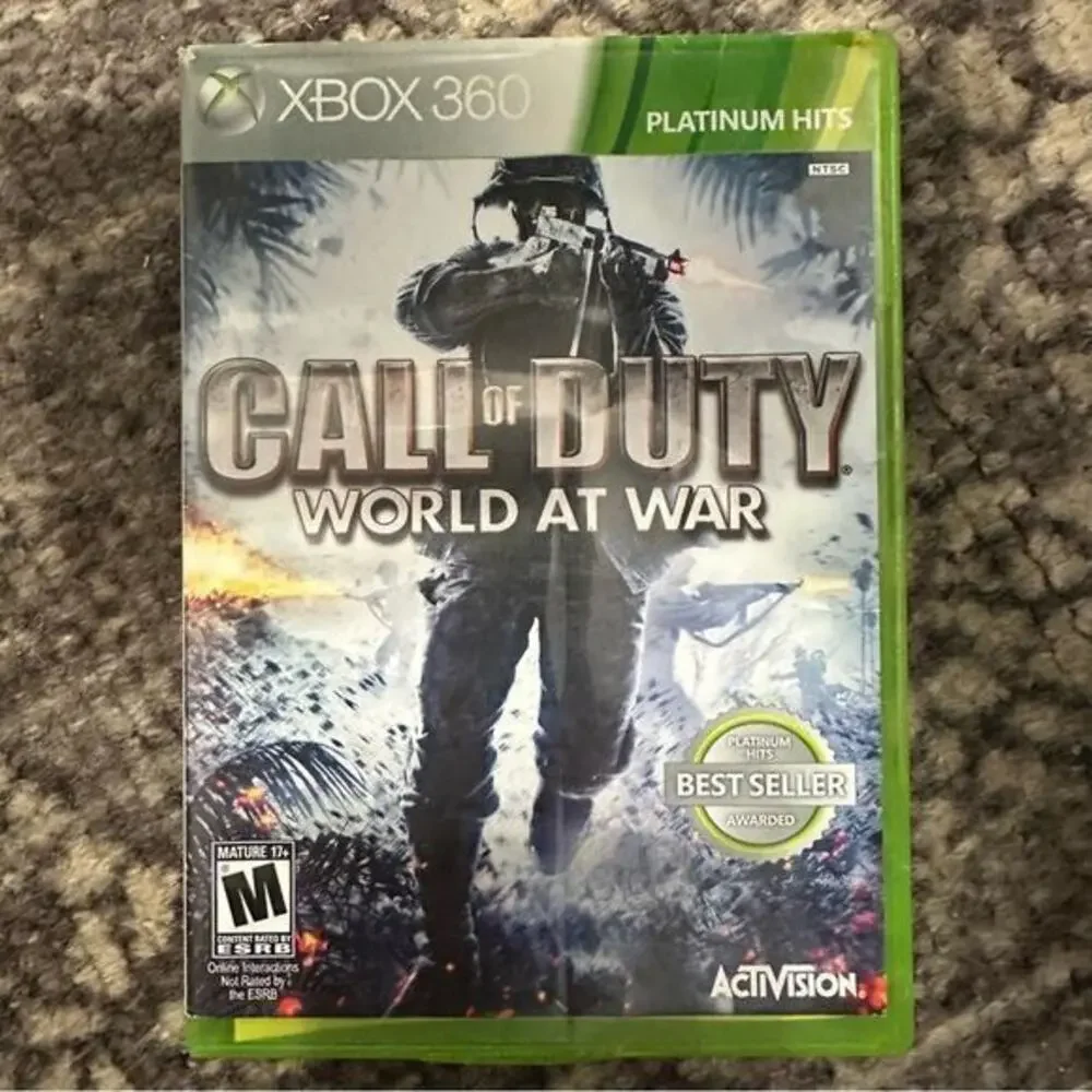 Microsoft XBOX 360 2008 Call of Duty: World at War Platinum Hits Best Seller